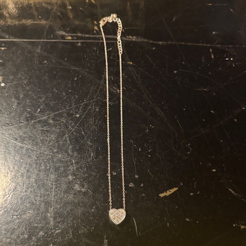 Silver Heart Pendant Necklace